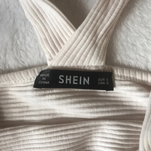 Shein White Crop Top - Picture 2 of 2
